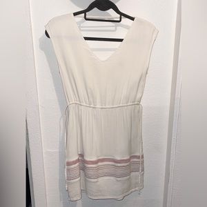 White beach cover Cotton dress